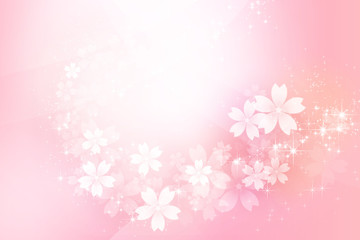 ピンク色のきらめく抽象的背景
