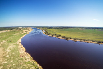 Lielupe river, Latvia.