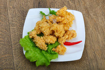 Crispy chicken nuggets