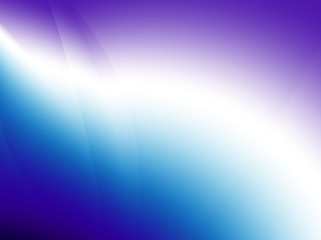 Obraz premium Beautiful shiny deep blue, purple / violet and white abstract fractal with thin lines breaking the gradient. Text space. For layouts, web design, leaflets, templates, skins, PC or phone backgrounds.