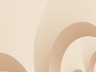 Coffee brown colored abstract fractal with decorative arches or archways with a 3d feel. Text space. For marketing, layouts, leaflets, book covers, pamphlets, templates, PC or phone backgrounds.