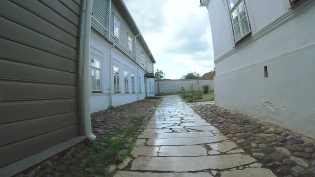 Wooden old Russian house
