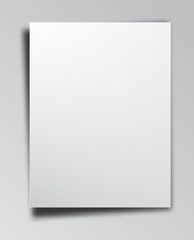 Empty Paper Background Vector Illustration