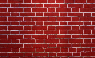 red bricks wall texture