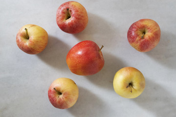 natural apples top view
