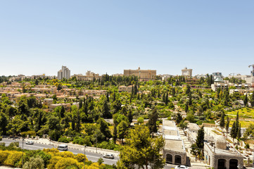 Fototapeta na wymiar Landmarks of Jerusalem Old City