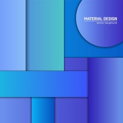Obraz premium Vector material design background. Abstract creative concept layout template. For web and mobile app, paper art illustration design. style blank, poster, booklet. Motion wallpaper element. Flat ui