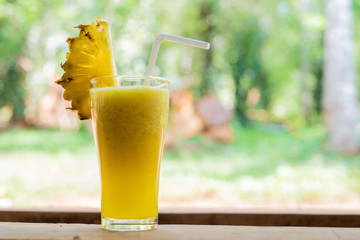 Fresh pineapple juice