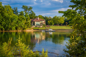 House on the shore of Lake Norman, in Cornelius, North Carolina.