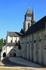 Fototapeta na wymiar Eglise de l'Abbaye de Fontevraud, France