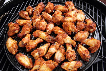 Hühnerkeule auf dem Grill