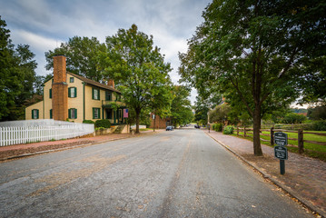 Main Street in the Old Salem Historic District, in Winston-Salem