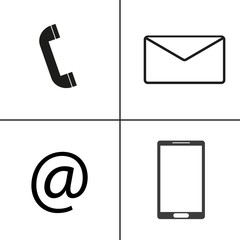     Contact icons 

