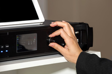 Remote control for audio recording, mixing console for audio recording