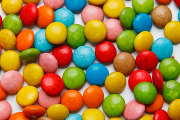Colorful candies macro texture backdrop