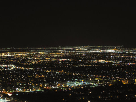 Las Vegas - Aereal night view