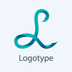 Obraz premium L logo for branding firms