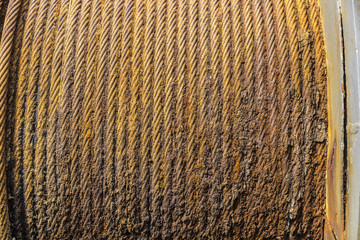 Large industrial pulley system with sprockets