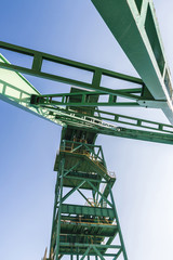 Tower of a well extraction of a mine, Spain