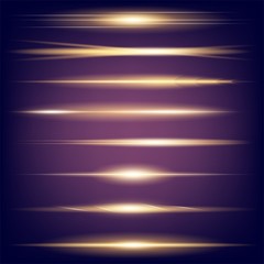 Creative concept Vector set of glow light effect stars bursts with sparkles isolated on black background. For illustration template art design, banner for Christmas celebrate, magic flash energy ray