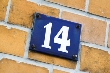 Hausnummer vierzehn
