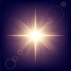 Creative concept Vector set of glow light effect stars bursts with sparkles isolated on black background. For illustration template art design, banner for Christmas celebrate, magic flash energy ray