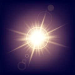 Creative concept Vector set of glow light effect stars bursts with sparkles isolated on black background. For illustration template art design, banner for Christmas celebrate, magic flash energy ray