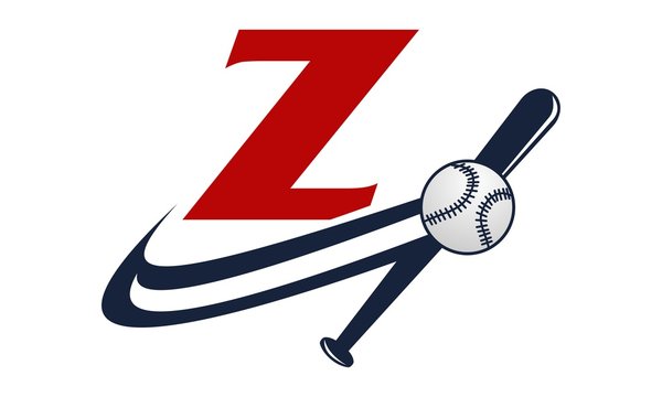 Base Ball Letter Z