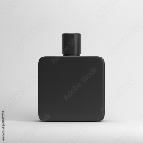 Download "Black blank fragrance bottle Mockup. 3d rendering" Stock ...
