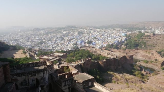 View of Mehrangarh Fort in Jodhpur, Rajasthan, India