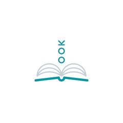Open Book Logo Concept
