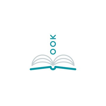 Open Book Logo Concept