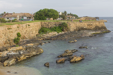 Area near lighthouse, fort Galle, Sri Lanka