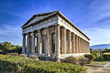 Badezimmer Foto Rückwand Tempel des Hephaistos © catalinlazar