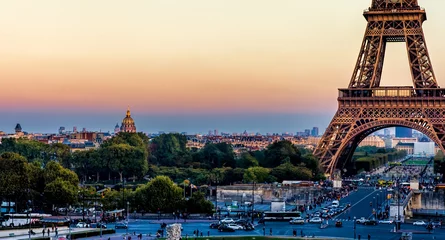Fotobehang Paris at dusk © Chrisfloresfoto