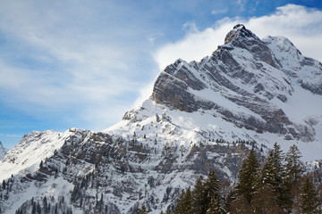 Winter in alps