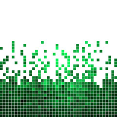 abstract vector square pixel mosaic background