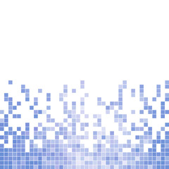 abstract vector square pixel mosaic background