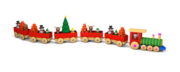 Trenino Natalizio piegato