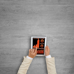 Using financial application