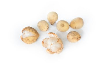 Longkong, Langsat or Lanzones fruit is endemic to Southeast Asia