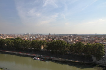Fototapeta na wymiar Roofs view - Roma - Italy