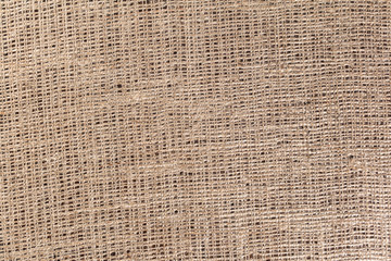 texture of natural burlap cloth