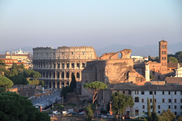 Fototapeta na wymiar Coliseum - Roma - Italy