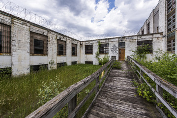 Fototapeta na wymiar Abandoned Prison - Detroit House of Correction - Detroit, Michigan