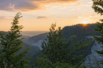 Sunrise At Letchworth
