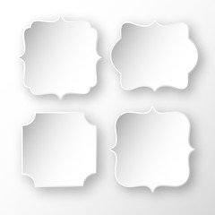 Vintage paper frames