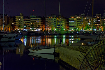 Fototapeta na wymiar Piraeus Marina in Athens, Greece