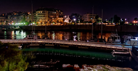 Fototapeta premium Piraeus Marina in Athens, Greece