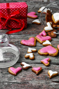 Valentines day cookies